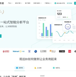 BI平台_现代化BI_让业务用起来的BI系统-观远数据