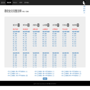 个人爱好分享(易经全文完整版六十四卦)